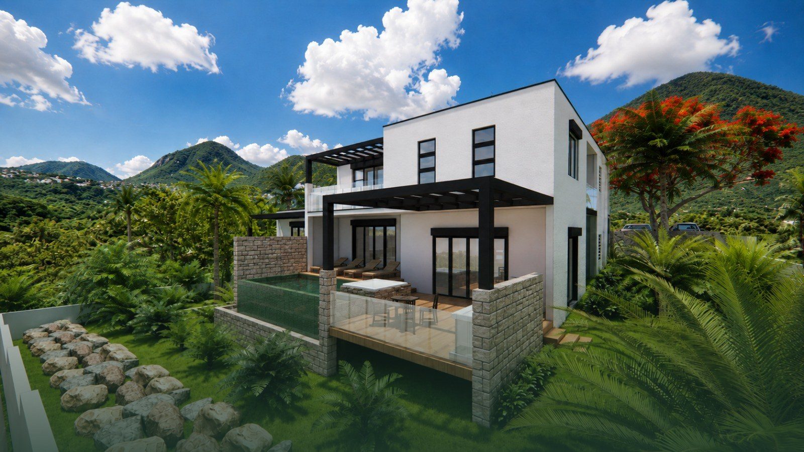 Artist's impression of a family home in Kenepa Garden
